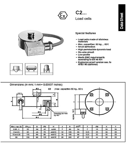 C2/200KG傳感器